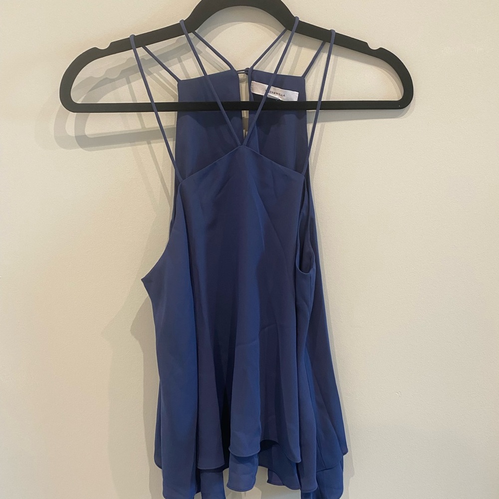 Blue Strappy Tank Size Small